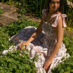 Flora Sardalos Patmos Dress - Almond Blossom Womenswear