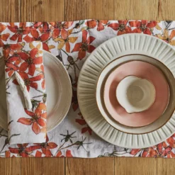 Thyme Hand Made Bowl With Gold Rim In White 12 Thyme Hand Made Bowl With Gold Rim In White