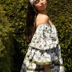 Flora Sardalos Womenswear Amargos Dress - Olive 12 Flora Sardalos Womenswear Amargos Dress - Olive