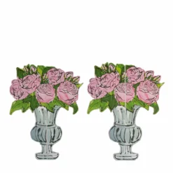 Lulu Guinness Rose Vase Cut Out Vases