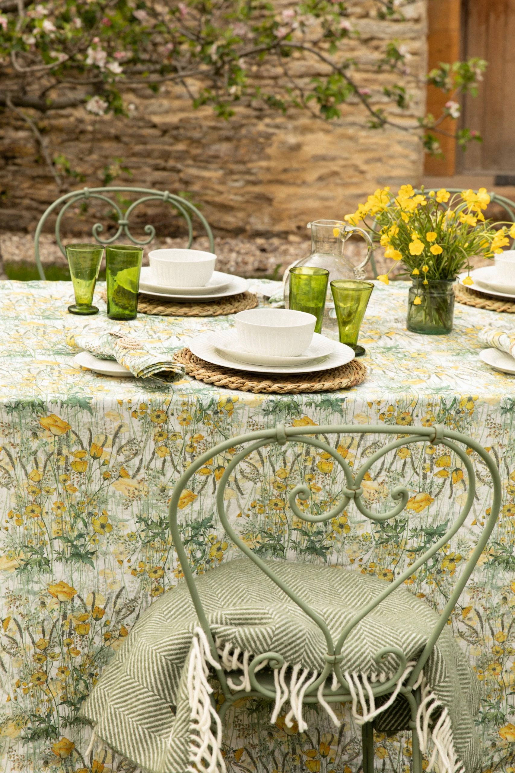 Bertioli By Thyme Table Linens Buttercup Linen Napkin 6 Bertioli By Thyme Table Linens Buttercup Linen Napkin