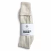 Genevieve Sweeney Accessories Alpaca Boot Socks With Cream Embroidered Thyme Sprig