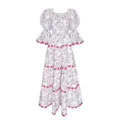Flora Sardalos Womenswear Amargos Dress - Almond Blossom