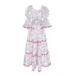 Flora Sardalos Womenswear Amargos Dress - Almond Blossom