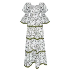 Flora Sardalos Womenswear Amargos Dress - Olive