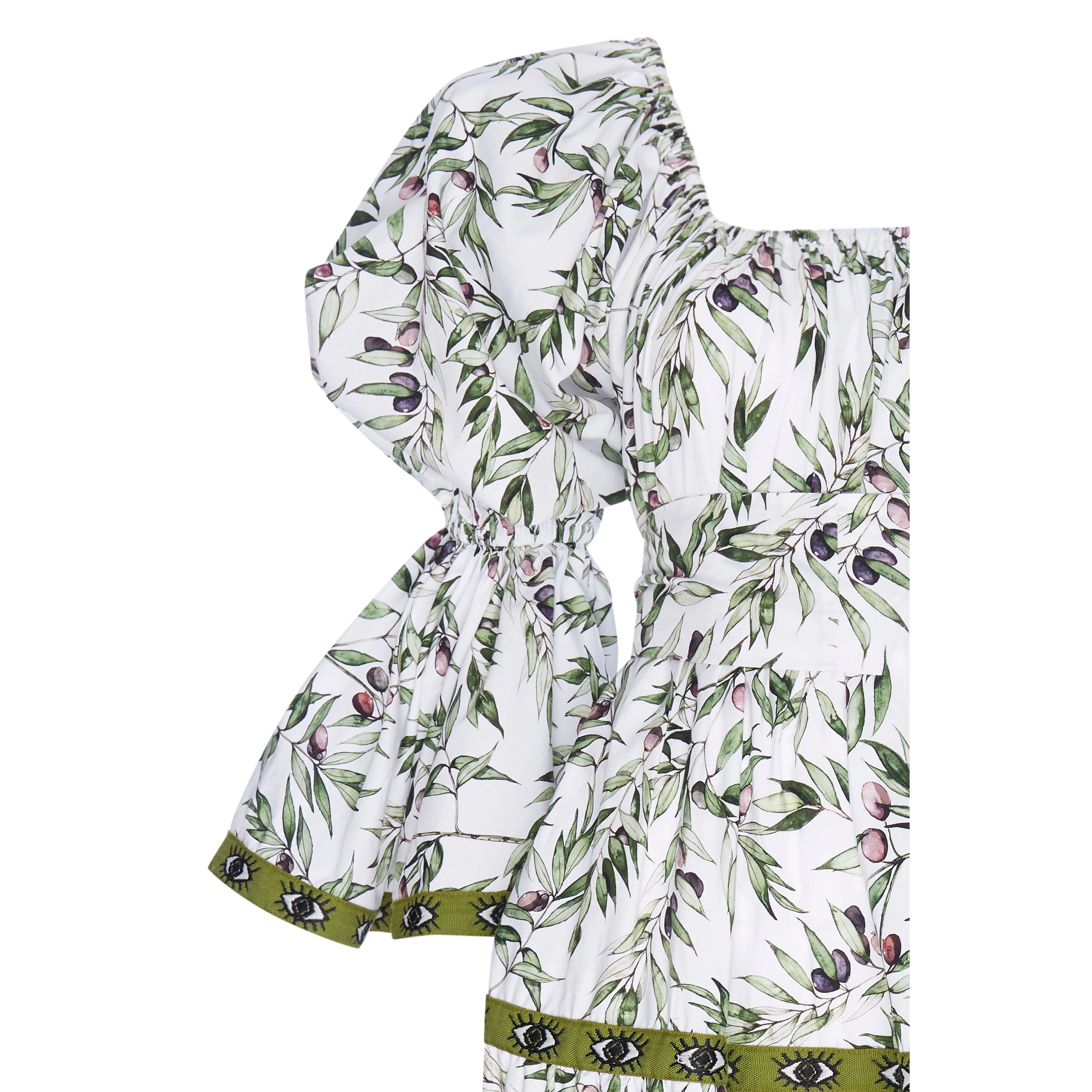 Flora Sardalos Womenswear Amargos Dress - Olive 5 Flora Sardalos Womenswear Amargos Dress - Olive