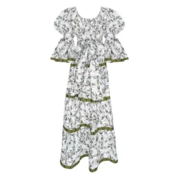 Flora Sardalos Womenswear Amargos Dress - Olive