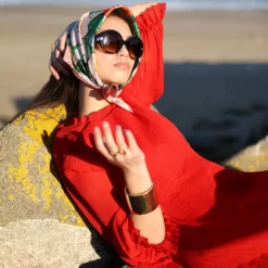 Tidings Silk Scarf - Bloom With Grace