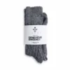Genevieve Sweeney Grey Alpaca Bed Socks With Embroidered Thyme Sprig Accessories