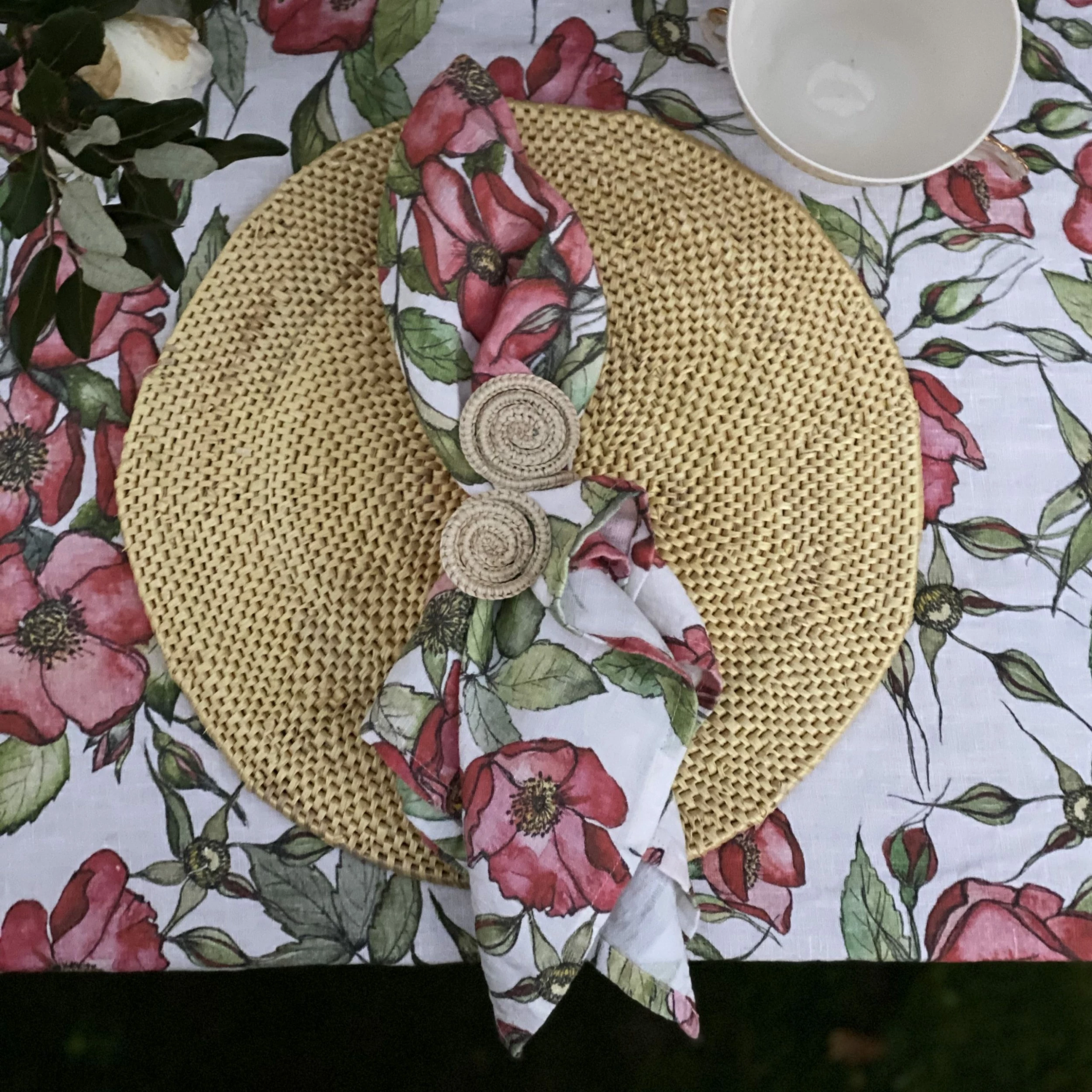 Colombia Collective Sandra Woven Napkin Ring Woven Tableware 5 Colombia Collective Sandra Woven Napkin Ring Woven Tableware