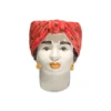 Bettina Ceramica Large Woman Head Vase-Red Ceramics 2 Bettina Ceramica Large Woman Head Vase-Red Ceramics