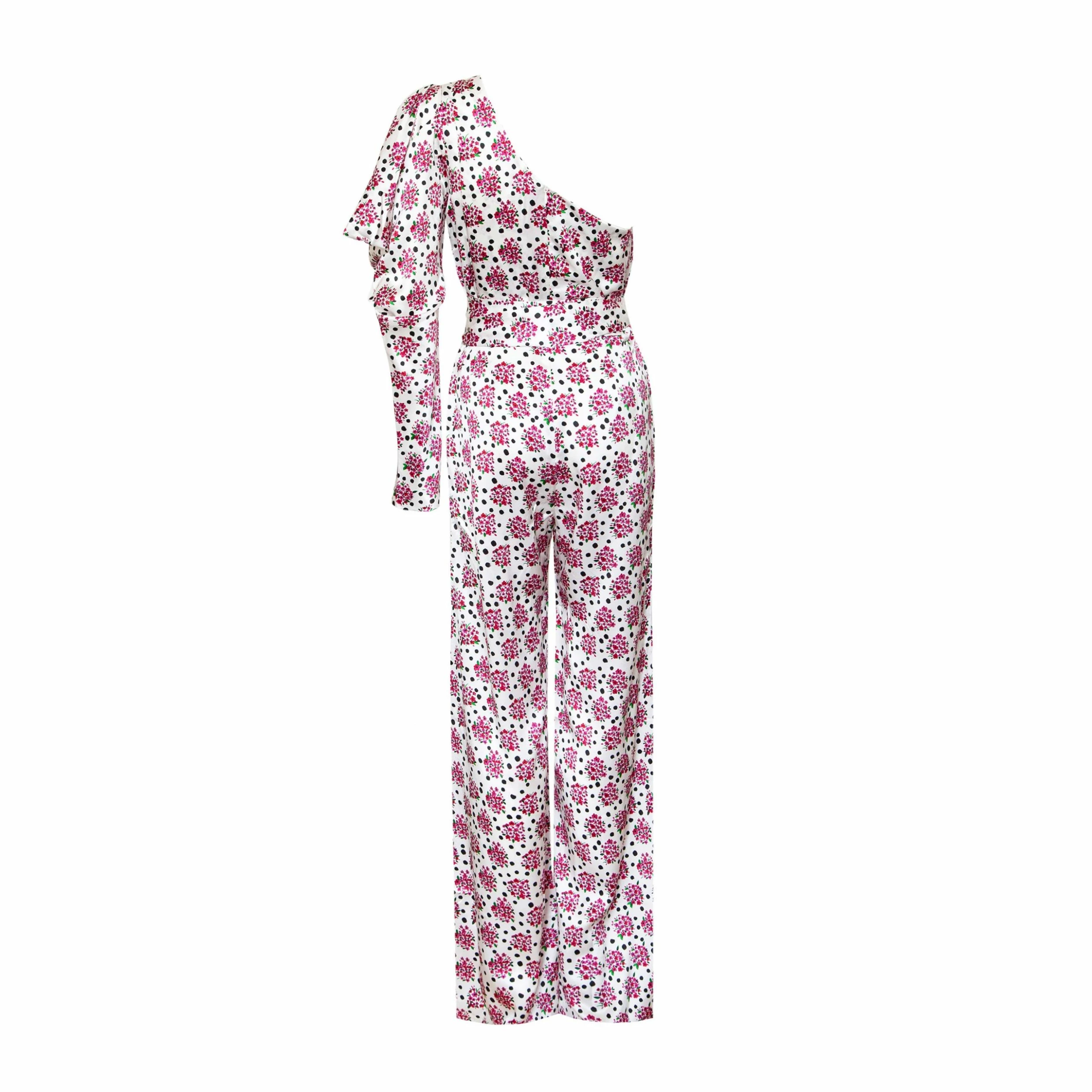 Seren Bibi Jumpsuit In Polka Dot Floral 5 Seren Bibi Jumpsuit In Polka Dot Floral