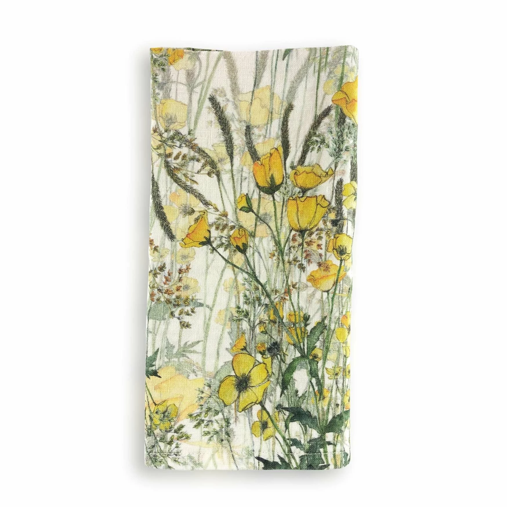 Bertioli By Thyme Table Linens Buttercup Linen Napkin 4 Bertioli By Thyme Table Linens Buttercup Linen Napkin