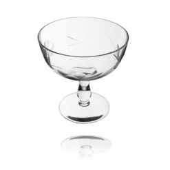 WA Antiques Floral Antique Champagne Coupe Drinkware