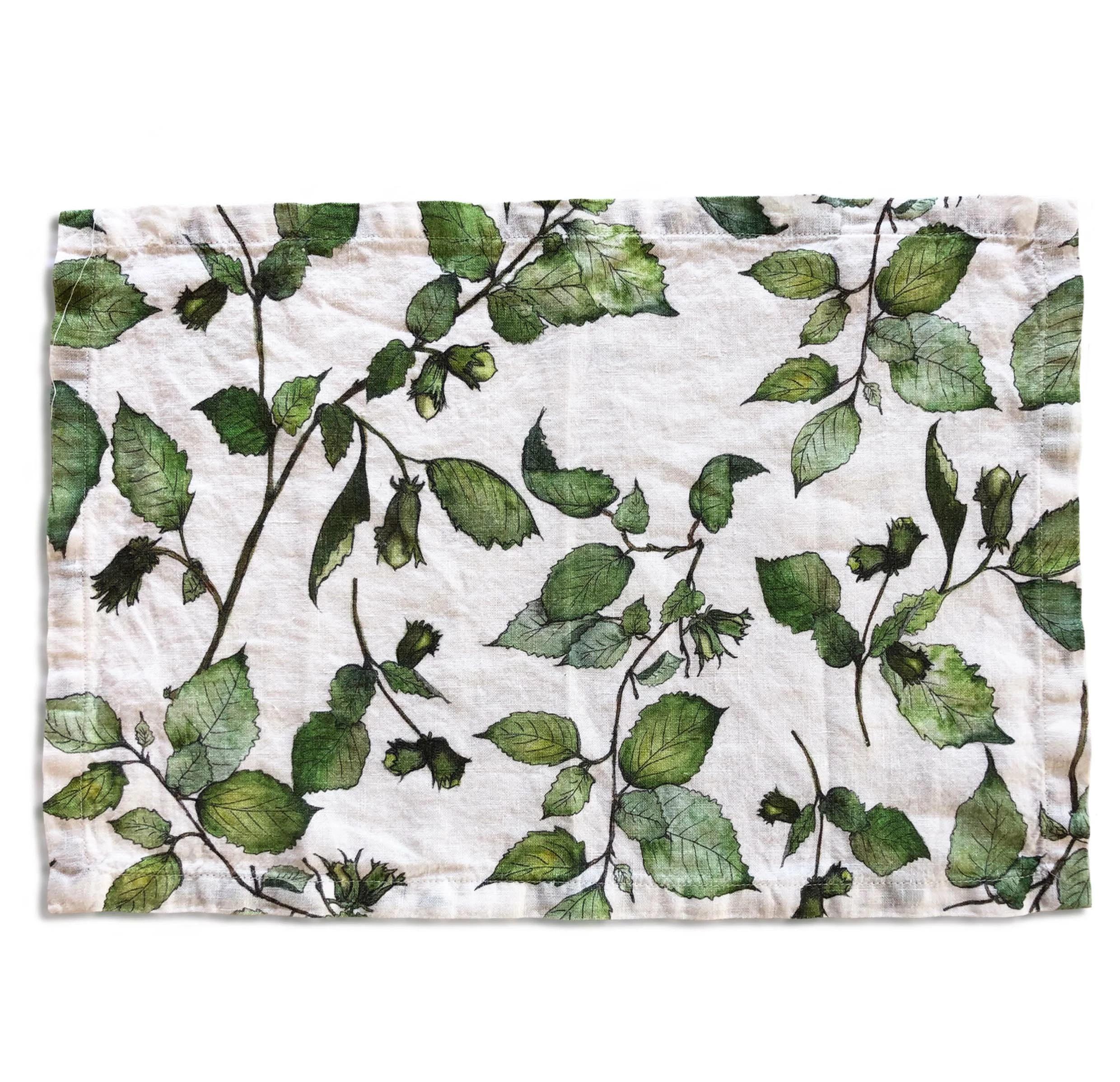 Bertioli By Thyme Table Linens Cobnut Linen Placemat 3 Bertioli By Thyme Table Linens Cobnut Linen Placemat