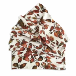 Bertioli By Thyme Copper Beech Linen Table Runner Table Linens