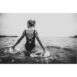 Davy J Classic Swimsuit - Black