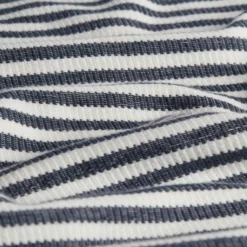 Wax London Stripe T-shirt - Navy/Ecru Menswear