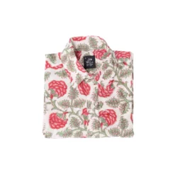 Wild Rose Menswear Block Printed Shirt-Kibobakasi