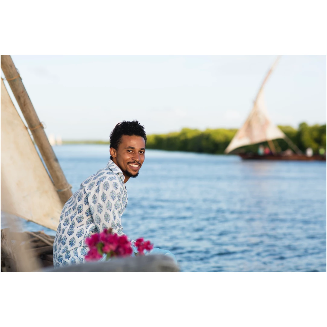 Wild Rose Menswear Block Printed Shirt-Ol-Tarakwa 5 Wild Rose Menswear Block Printed Shirt-Ol-Tarakwa