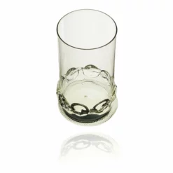 Thyme Drinkware Glass With Dot Detail