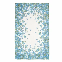 Bertioli By Thyme Table Linens Iris Border Linen Table Cloth