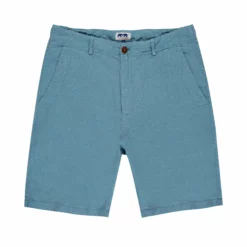 Love Brand Linen Shorts In French Blue