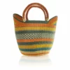 Mmaa Social Monica Hand Basket In Orange/Yellow/Blue