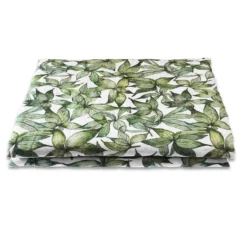 Bertioli By Thyme Hellebore Leaves Linen Table Cloth Table Linens