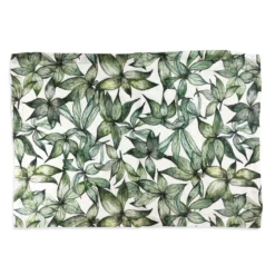 Bertioli By Thyme Hellebore Leaves Linen Placemat Table Linens