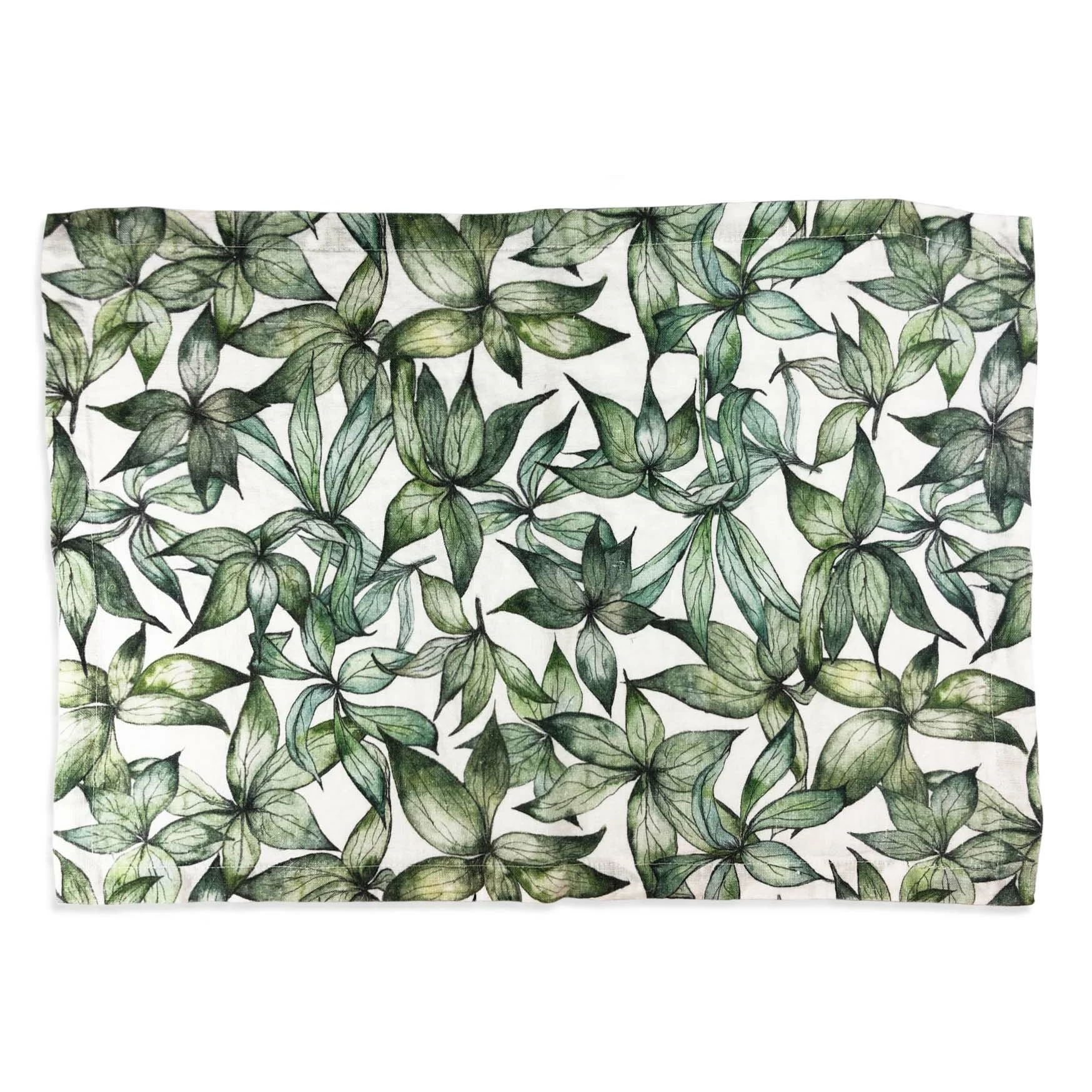Bertioli By Thyme Hellebore Leaves Linen Placemat Table Linens 3 Bertioli By Thyme Hellebore Leaves Linen Placemat Table Linens