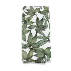 Bertioli By Thyme Table Linens Hellebore Leaves Linen Napkin