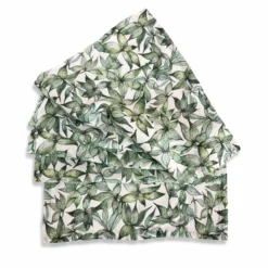 Bertioli By Thyme Hellebore Leaves Linen Table Runner Table Linens