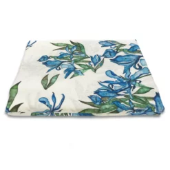 Bertioli By Thyme Table Linens Iris Border Linen Table Cloth