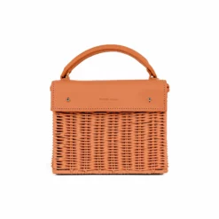 Wicker Wings Kuai Bag In Orange