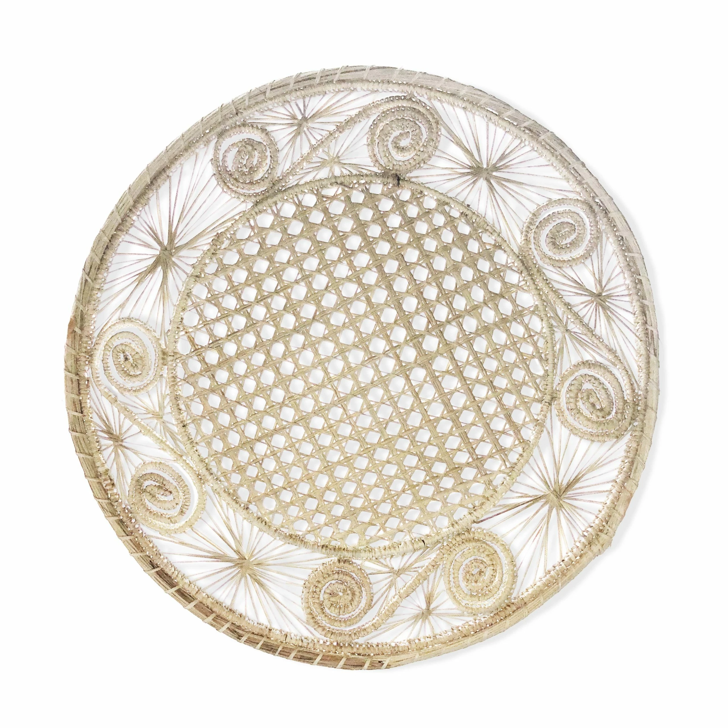 Colombia Collective Sandra Woven Palm Placemat - Natural 3 Colombia Collective Sandra Woven Palm Placemat - Natural
