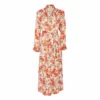 Bertioli By Thyme Silkwear Silk Robe In Wild Rose