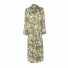 Bertioli By Thyme Silk Robe In Fern Silkwear