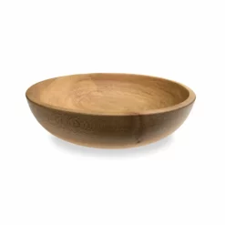 Thyme Hand Turned Wooden Dinner Bowl