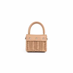 Wicker Wings Micro Babing Bag In Camel