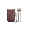 Wash Care & Washbags Muhle Travel Set Chrome - Brown