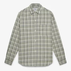 Wax London Menswear Oz Shirt - Khaki