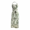 Bertioli By Thyme Oak Leaf Printed Linen Apron Aprons