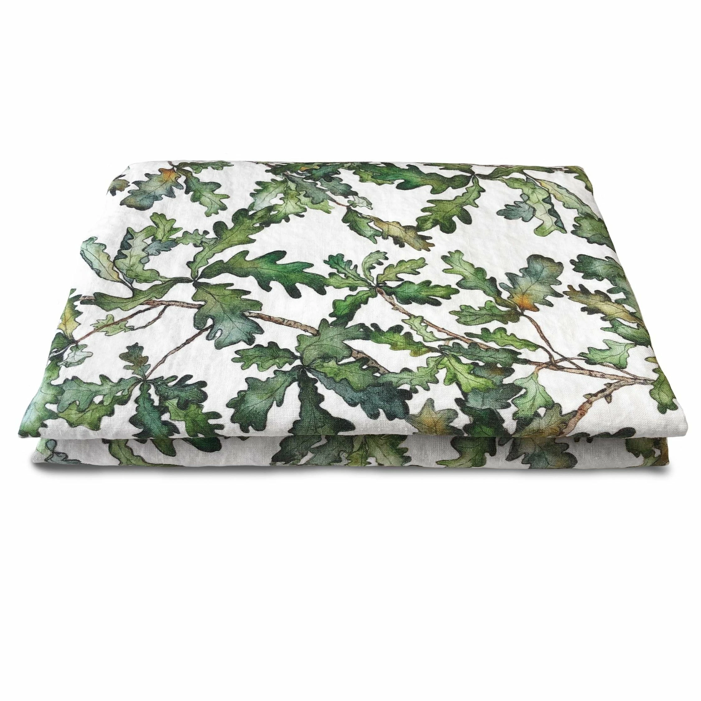 Bertioli By Thyme Oak Leaf Linen Table Cloth Table Linens 7 Bertioli By Thyme Oak Leaf Linen Table Cloth Table Linens