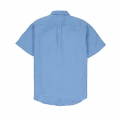 Love Brand Menswear Manjack Linen Shirt - Ocean Blue