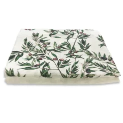 Bertioli By Thyme Olive Border Linen Table Cloth