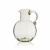 Thyme Optic Glass Water Jug