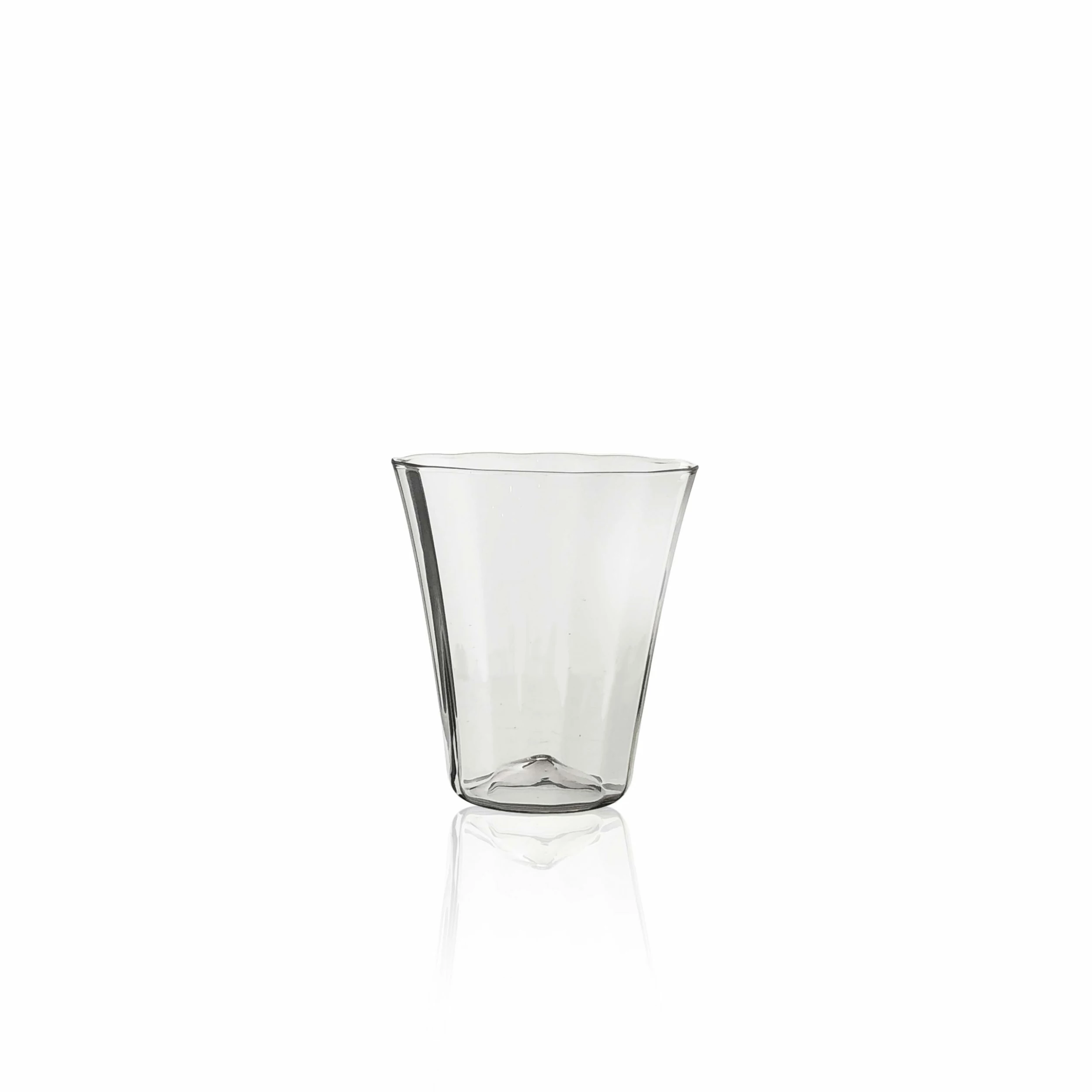 Thyme Drinkware Hand Blown Optic Water Glass 3 Thyme Drinkware Hand Blown Optic Water Glass