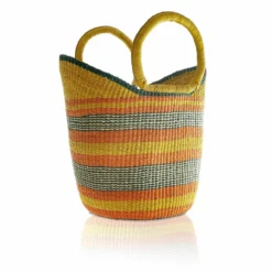 Mmaa Social Market Basket In Yellow/Orange