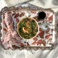 Bertioli By Thyme Table Linens Copper Beech Linen Placemat 7 Bertioli By Thyme Table Linens Copper Beech Linen Placemat